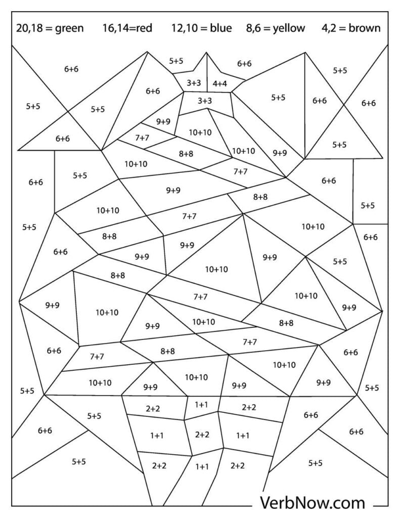 Free MATH Coloring Pages & Book for Download (Printable PDF) - VerbNow