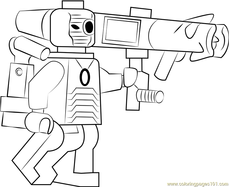 Lego Deadshot Coloring Page - Free Lego Coloring Pages ...