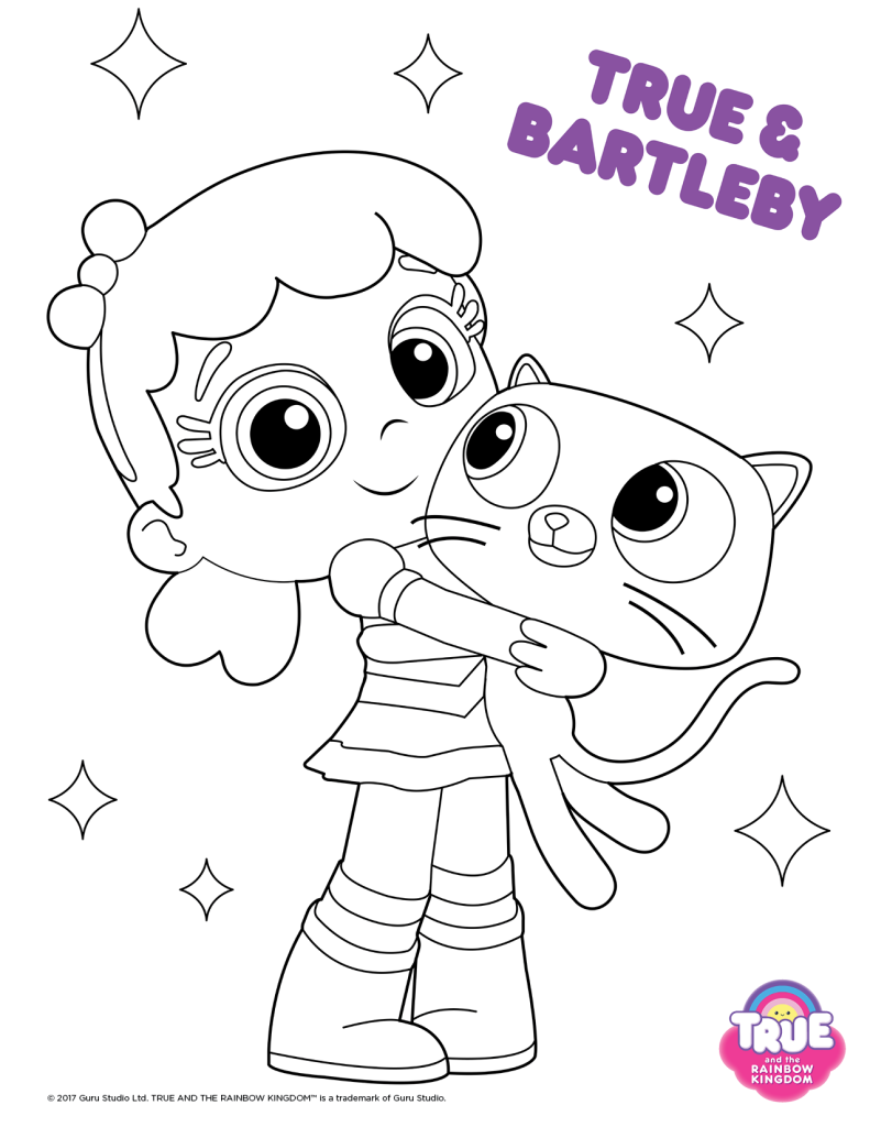 True and the Rainbow Kingdom Coloring Pages - Best Coloring Pages For Kids