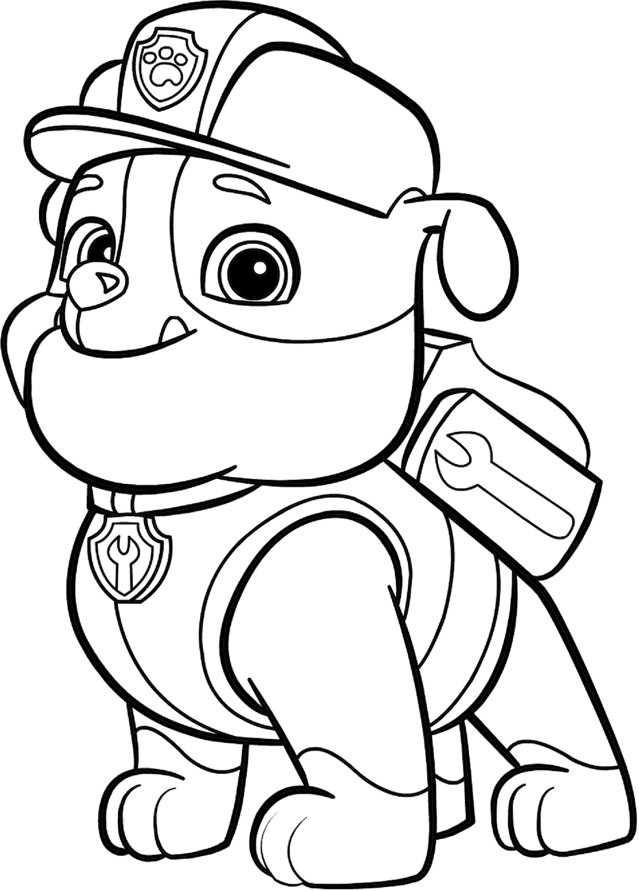Rubble Coloring Pages - Free Printable Coloring Pages for Kids