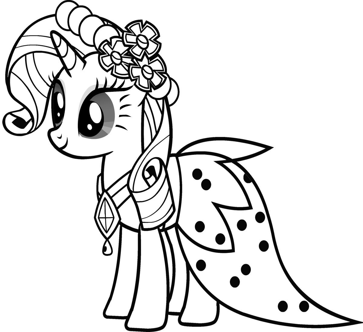 My Little Pony Coloring Pages For Kids