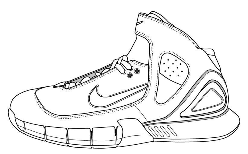 Sneaker Coloring Pages (40 photos) » Drawings for sketching and not only -  Papik.PRO