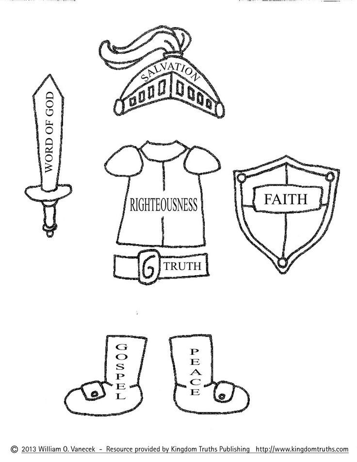 armor of god coloring pages – 625Ã792 High Definition Coloring ...