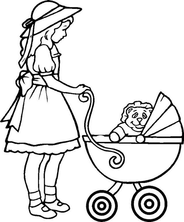Épinglé sur Baby Carriage Coloring Sheets