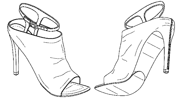 Patents on the soles of your shoes...: Oh, patents! Balenciaga shoe