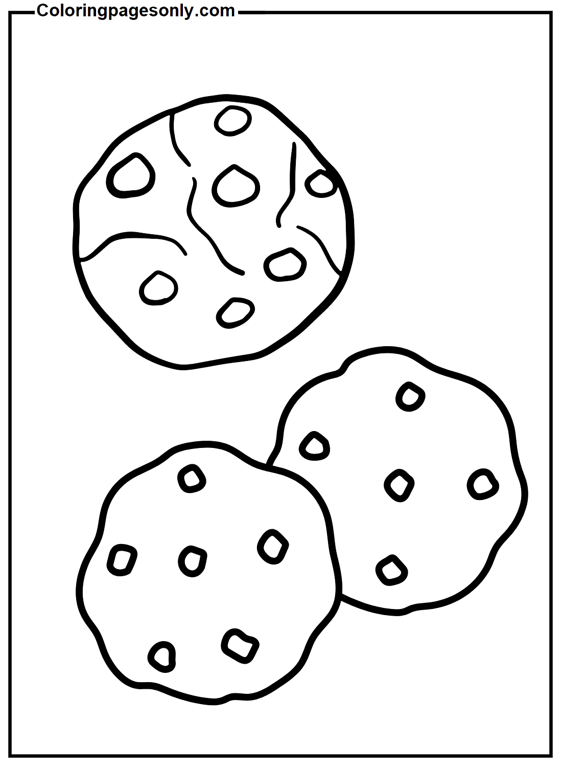 Cookie for Kids Coloring Pages - Cookie Coloring Pages - Coloring Pages For  Kids And Adults