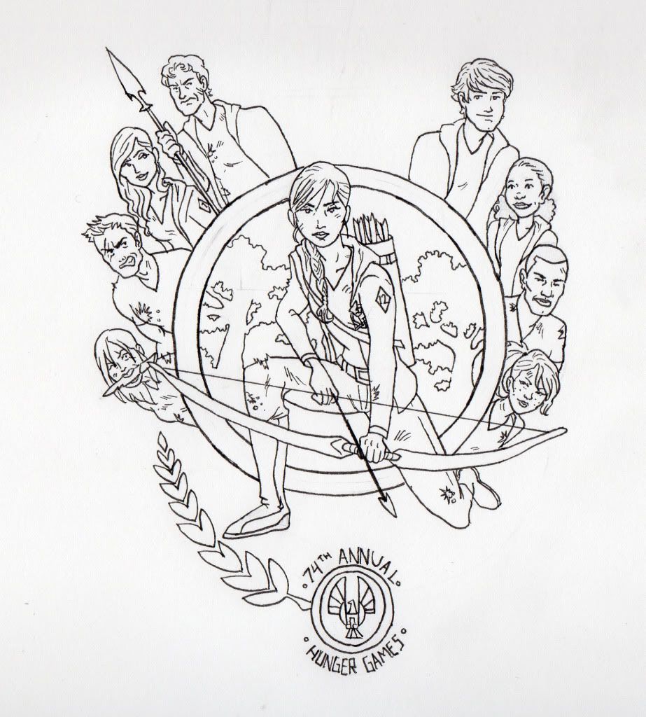 The Hunger Games Coloring Pages for kids to Print