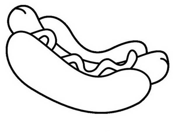 Hot Dog Coloring Pages | Dog coloring page, Coloring pages, Hot ...