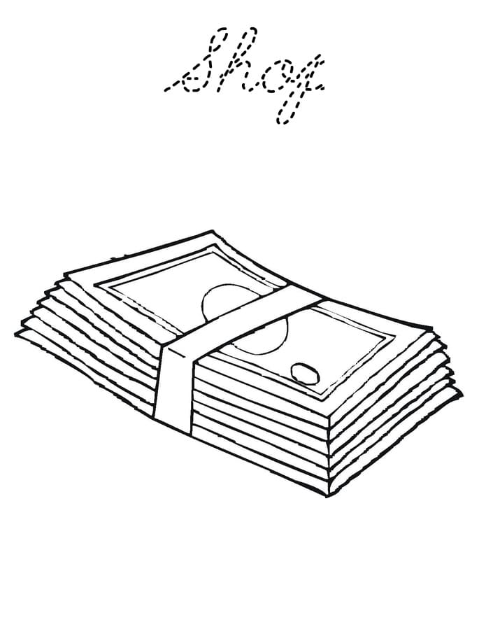 Money Coloring Pages