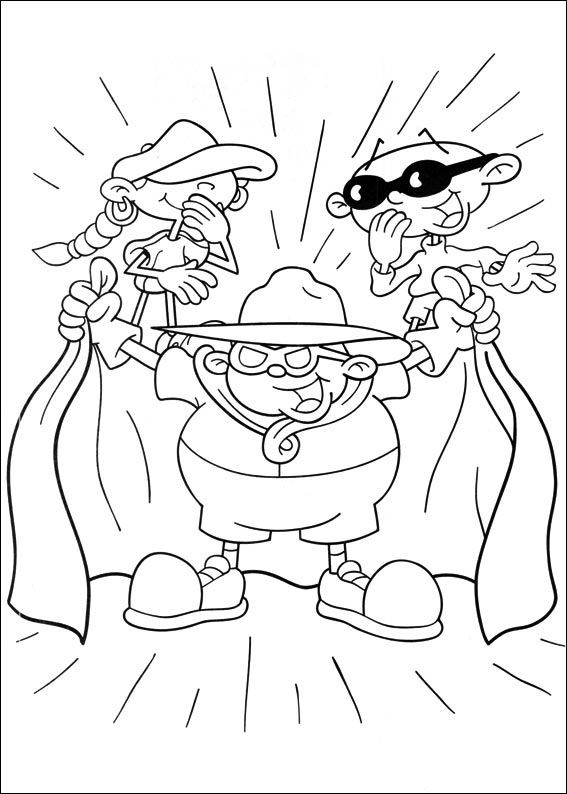 Desenhos para colorir KND: A Turma do Bairro 68 | Desenhos para colorir,  Páginas para colorir, Crianças para colorir