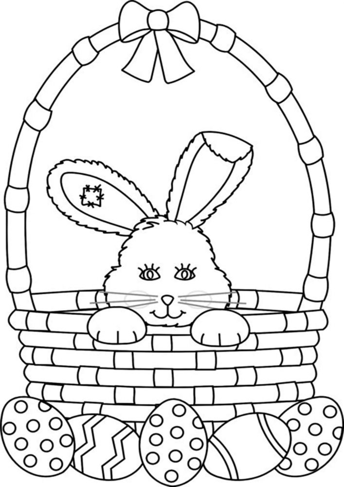 Free & Easy To Print Easter Coloring Pages - Tulamama