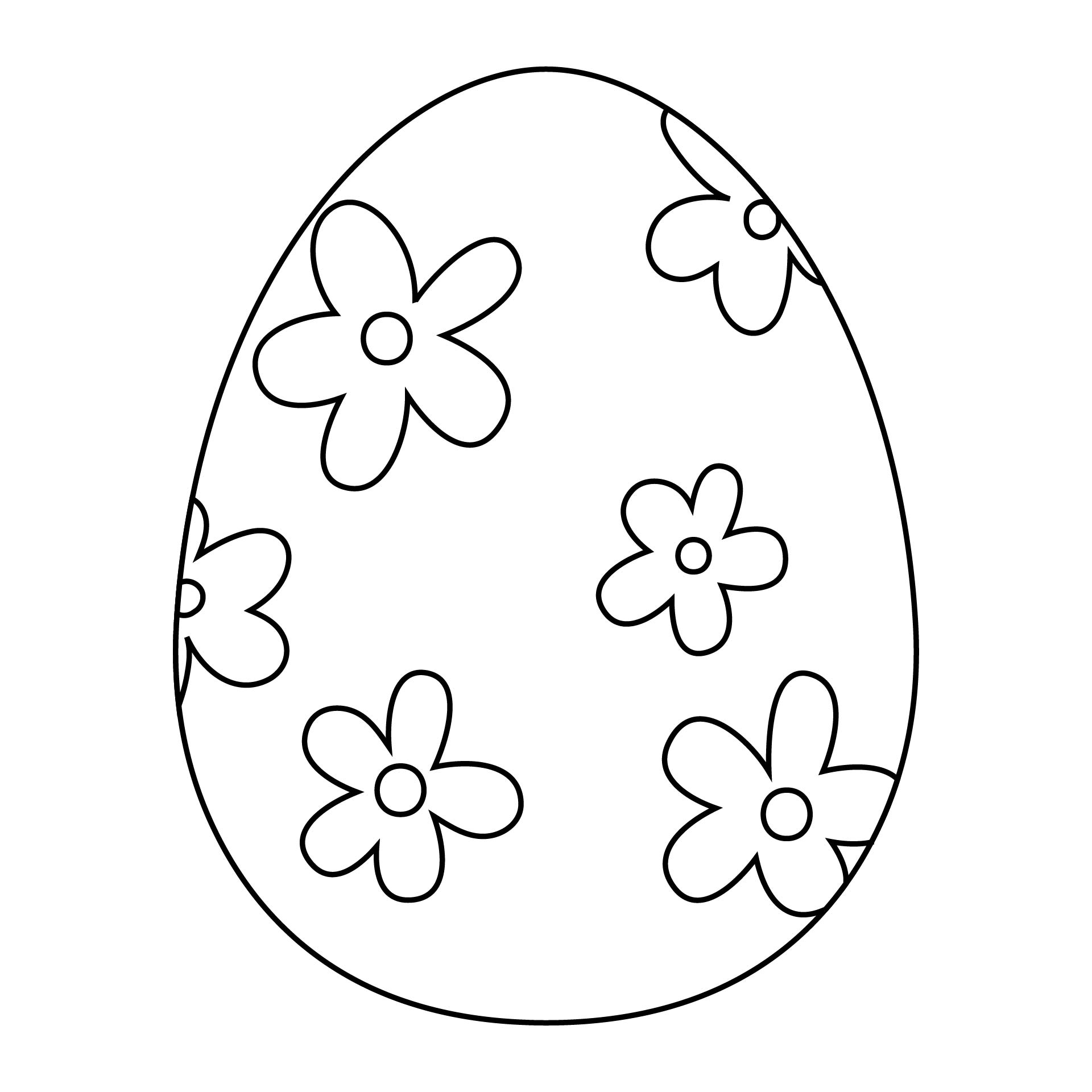 10 Best Printable Easter Egg Coloring Pages For Kids - printablee.com