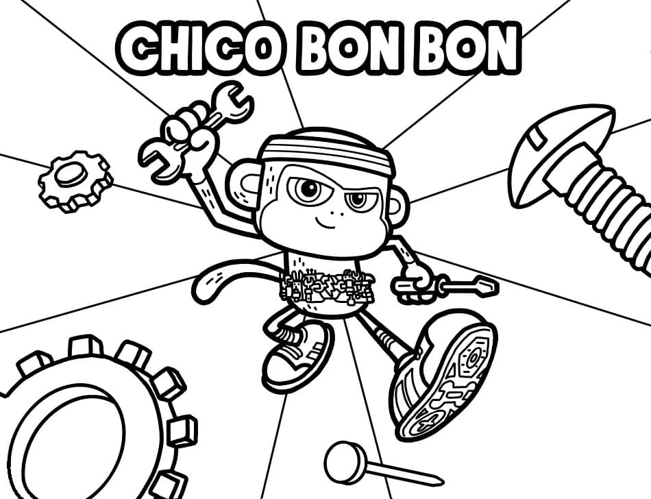 Cool Chico Bon Bon Coloring Page - Free ...