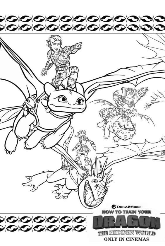 20+ Free Printable How to Train Your Dragon Coloring Pages -  EverFreeColoring.com
