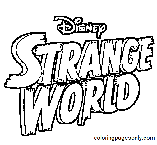 Strange World Coloring Pages Printable ...