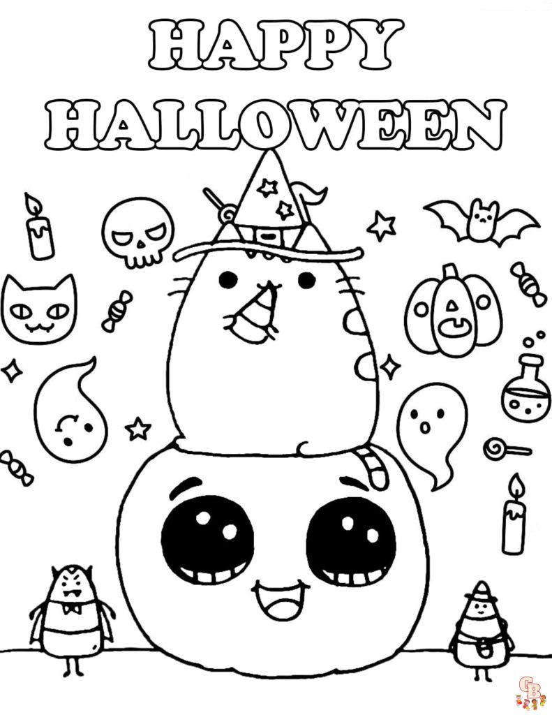 Pusheen Coloring Pages Free Printable ...