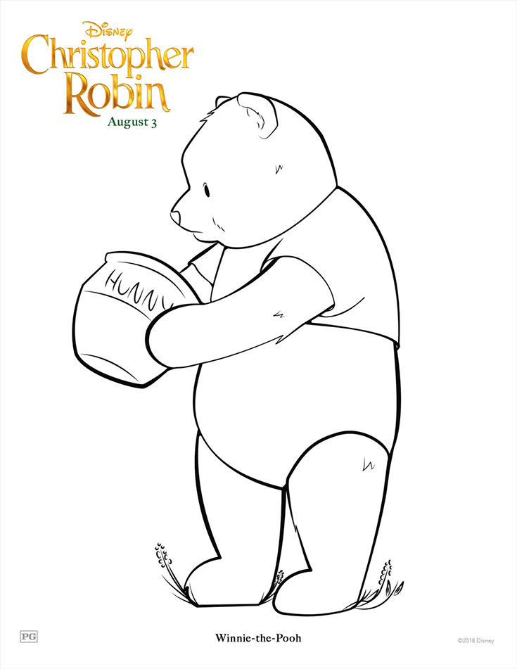 Christopher Robin Coloring Pages ...