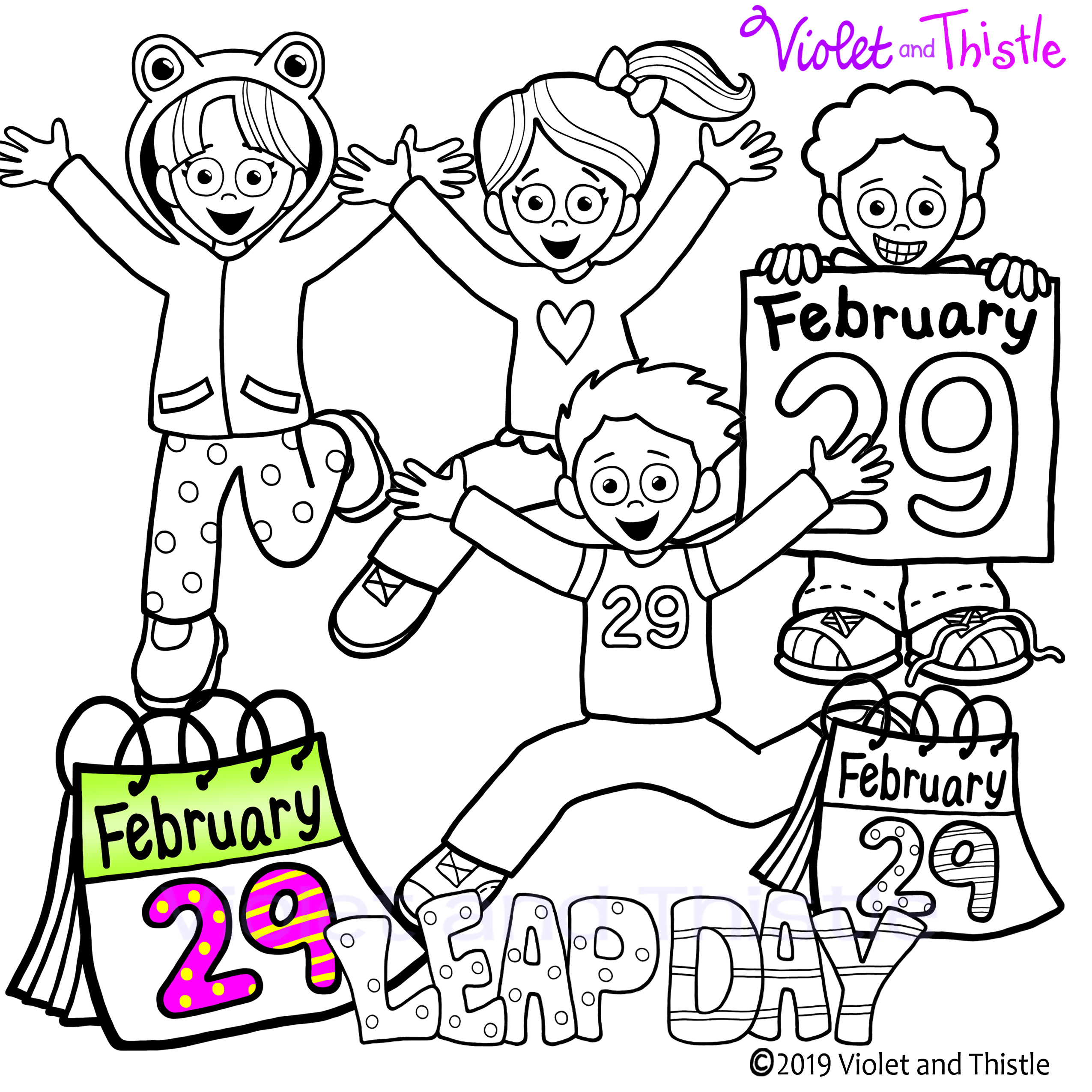 Leap Year Day Word Images Clip Art ...