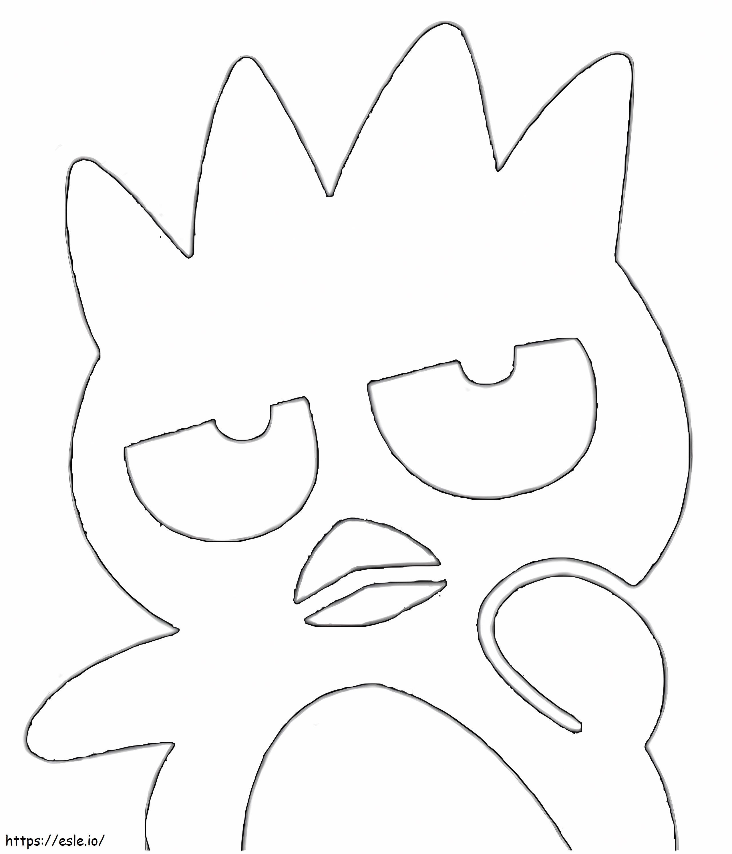 Printable Badtz Maru coloring page