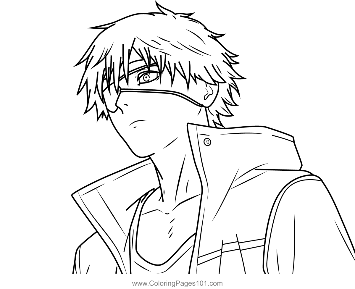 Eyepatch Chainsaw Man Coloring Page ...
