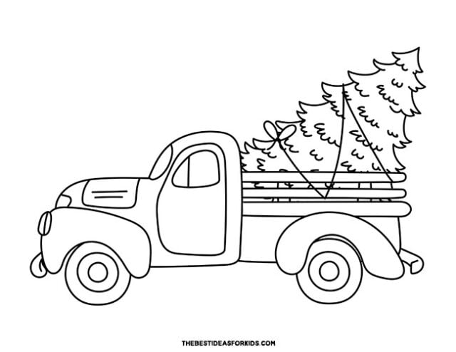 Christmas Tree Coloring Pages (Free Printables) - The Best Ideas for Kids