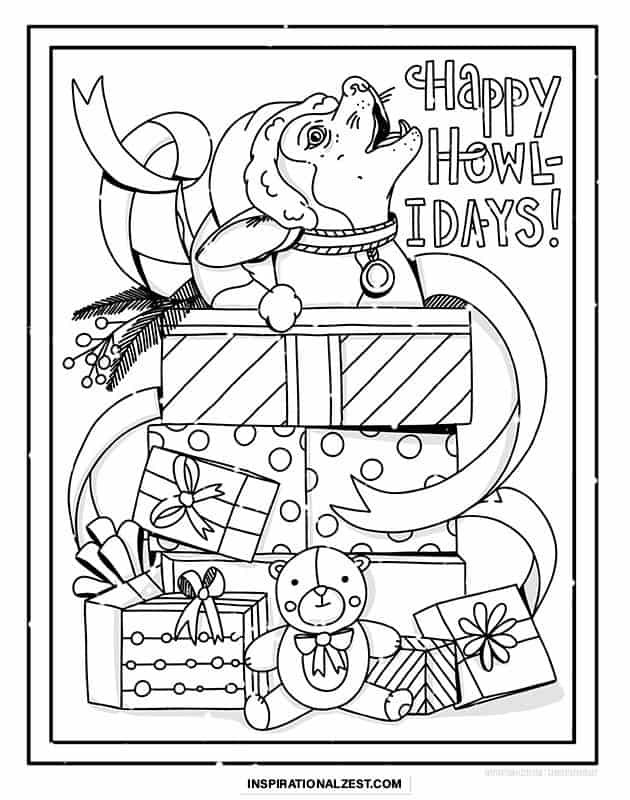 10 CUTE Christmas Coloring Pages for Kids | Free Download!