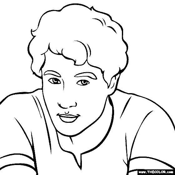 Darren Criss Coloring Page | Darren Criss Coloring
