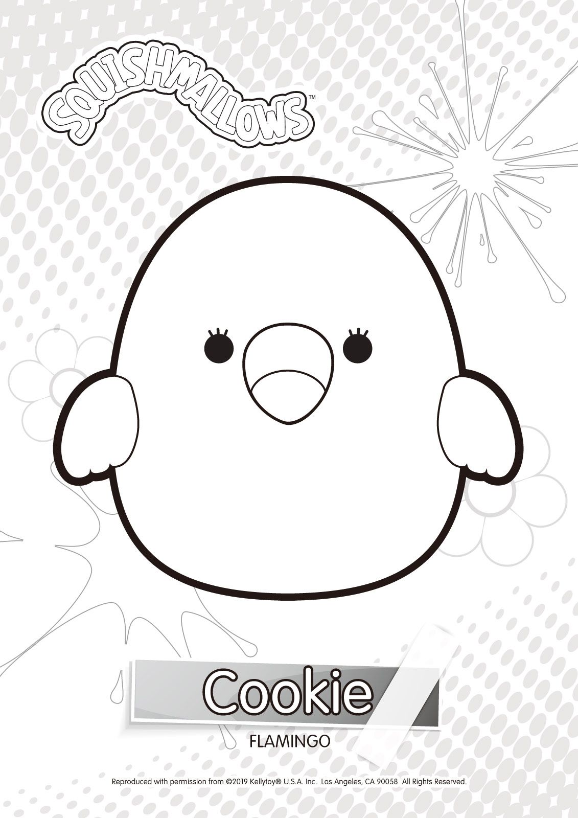 Cookie from Squishmallows Coloring Pages. | Hello kitty coloring, Cool coloring  pages, Coloring pages