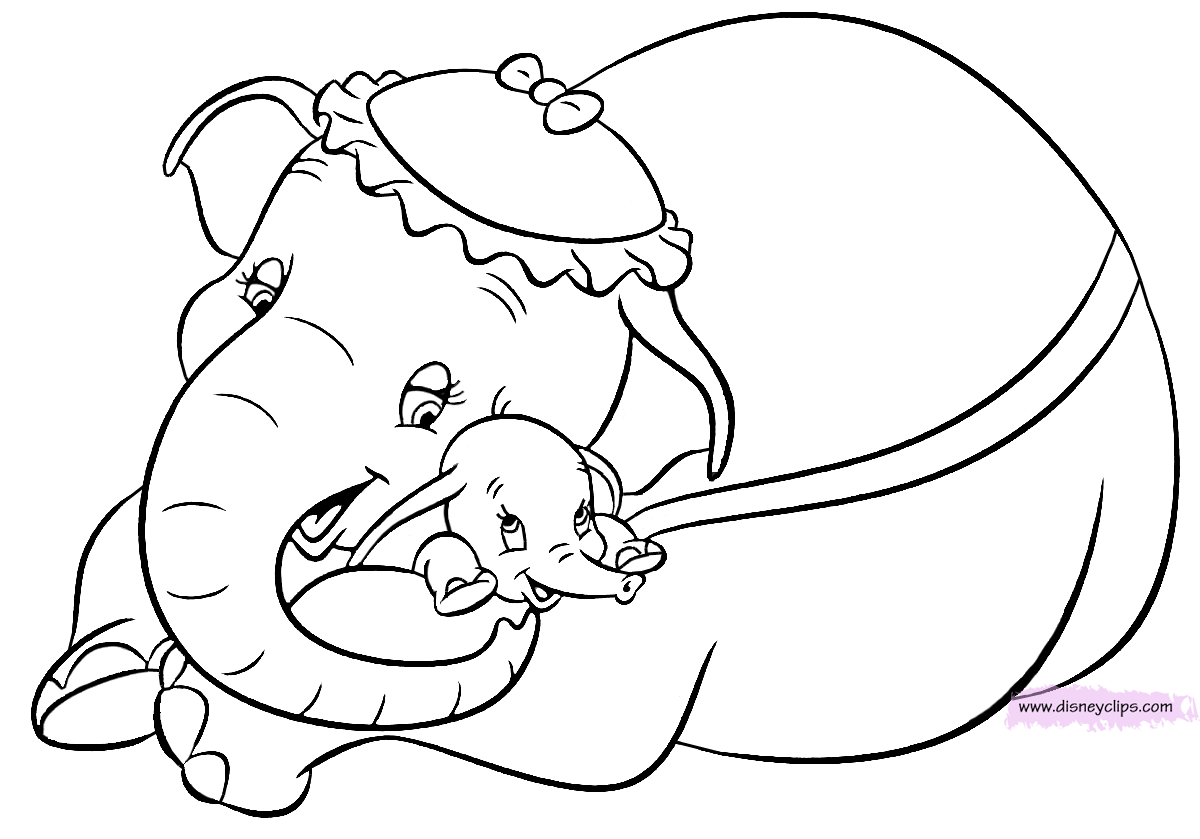 Delightful story of a tiny elephant Dumbo 20 Dumbo coloring pages ...