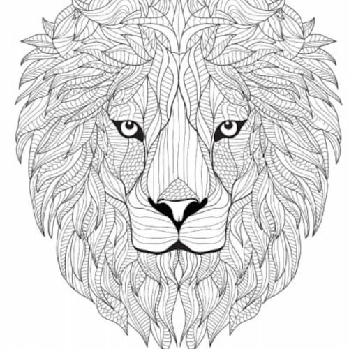SALE 230 Printable Coloring Pages-detailed Mandala Animals - Etsy