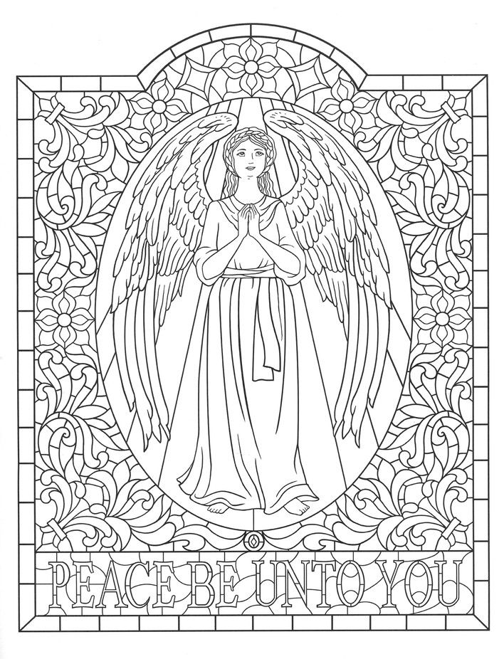 Pin on Angels Coloring Pages for Adults