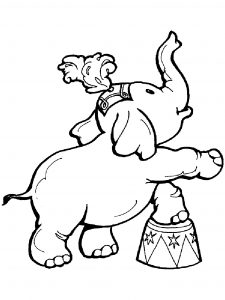 Circus - Free printable Coloring pages for kids