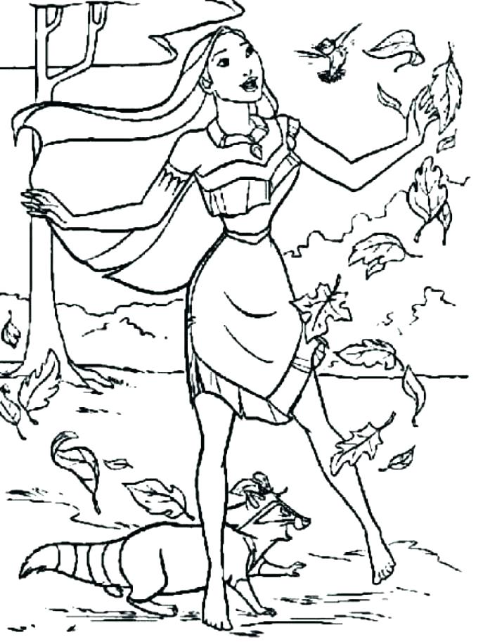 Disney Princess Coloring Pages Pocahontas at GetDrawings.com ...