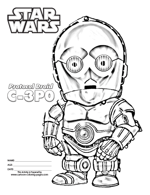 Baby Star Wars Coloring Pages