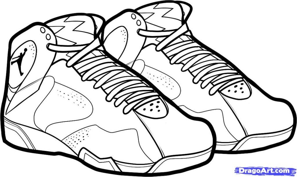 Air Jordan Basketball shoe coloring pages - Enjoy Coloring | Cat coloring  book, Coloring pages, Coloring books