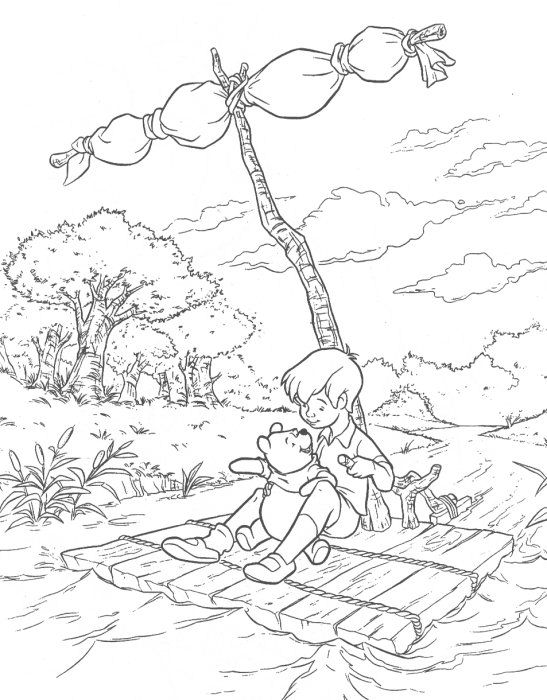 Ruthy's 100 Acre Wood - Coloring Page 2