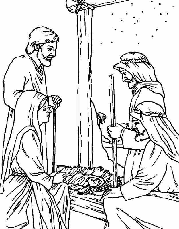 Coloring Page - Christmas bibel coloring pages 31