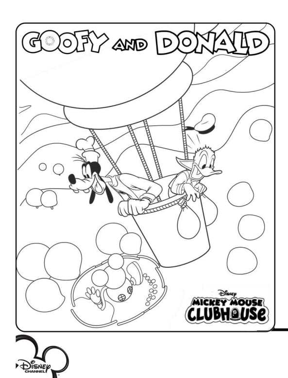 Mickey Mouse Clubhouse Printable - Coloring Pages for Kids and for ...