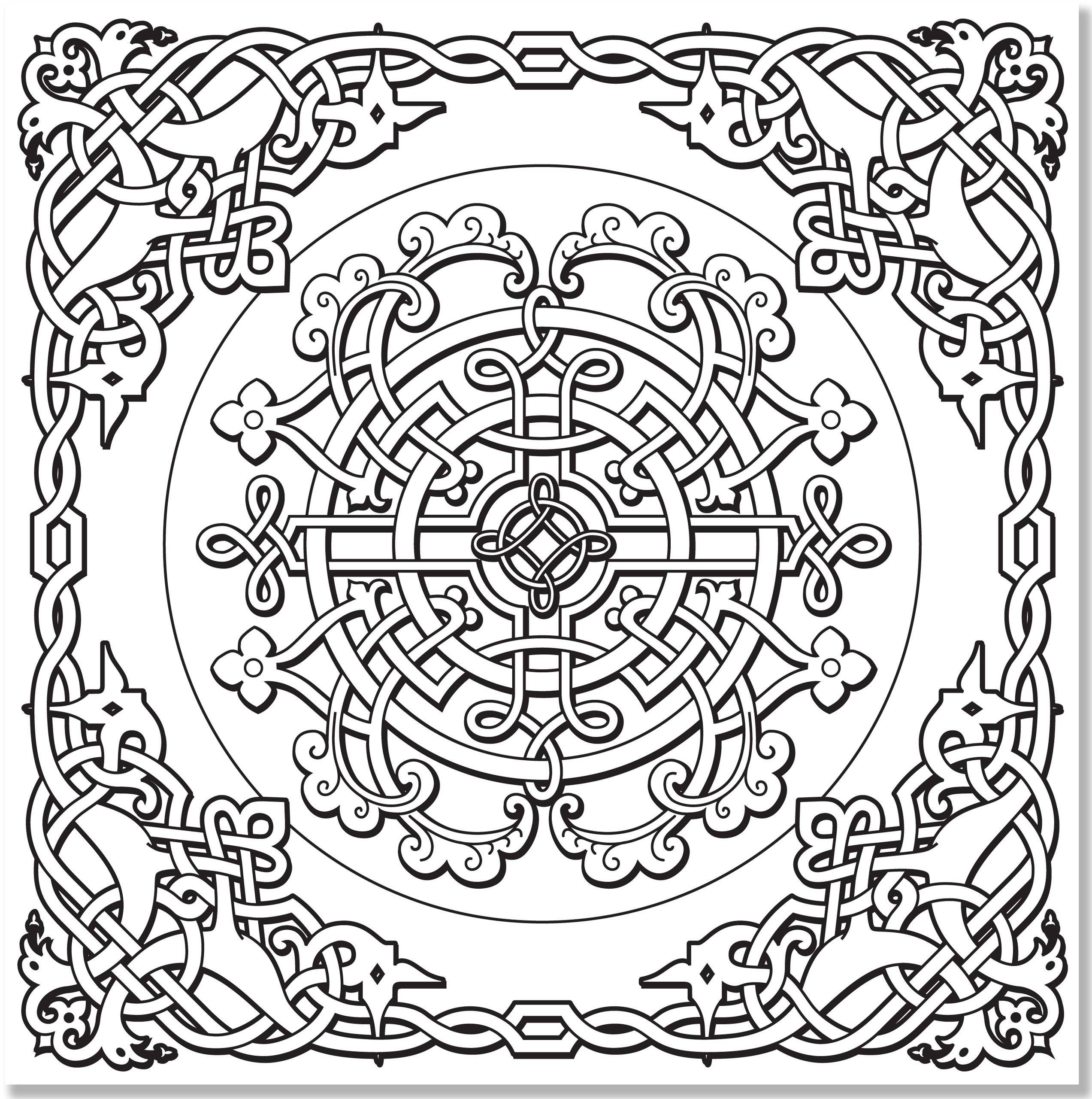 Celtic Designs Adult Coloring Book Studio Series by Peter Pauper Press