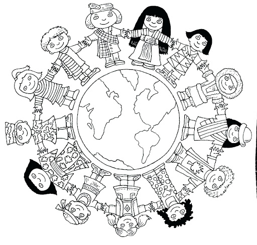 Around The World Coloring Pages posted by Sarah Anderson
