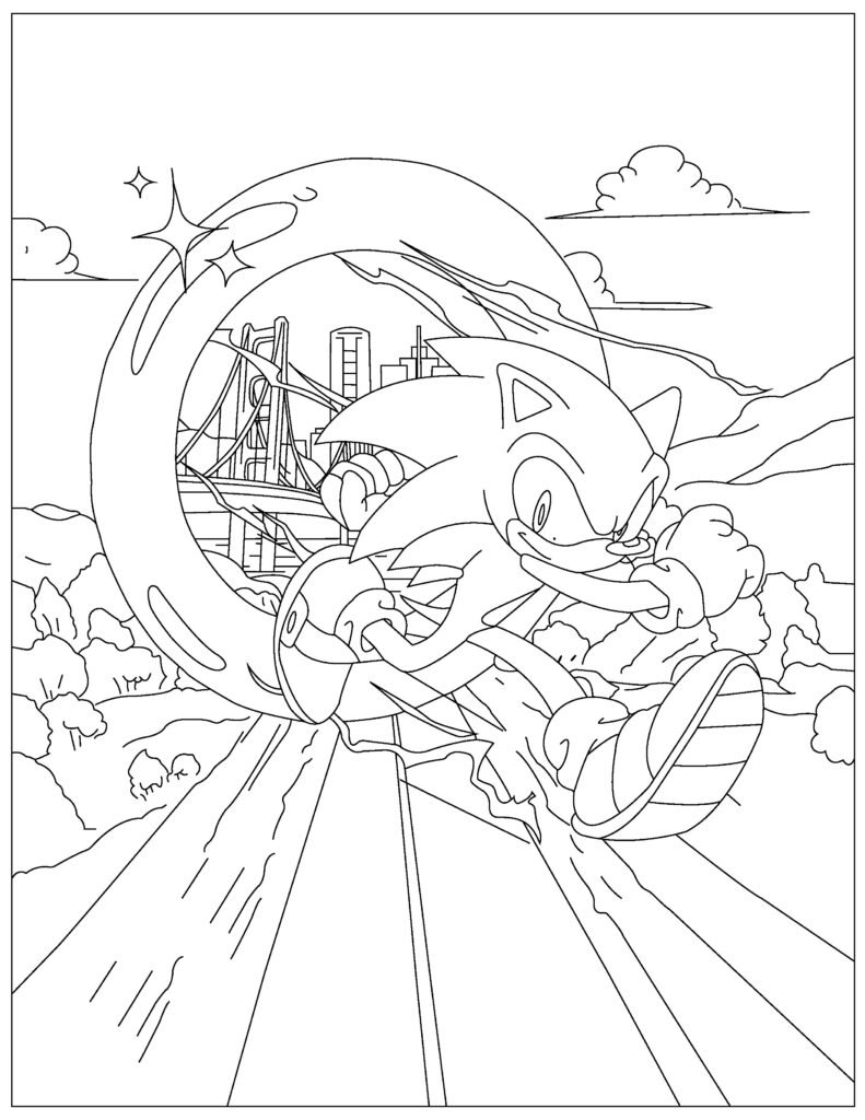 Free SONIC Coloring Pages Your Kids Will Love (Download PDFs) - VerbNow