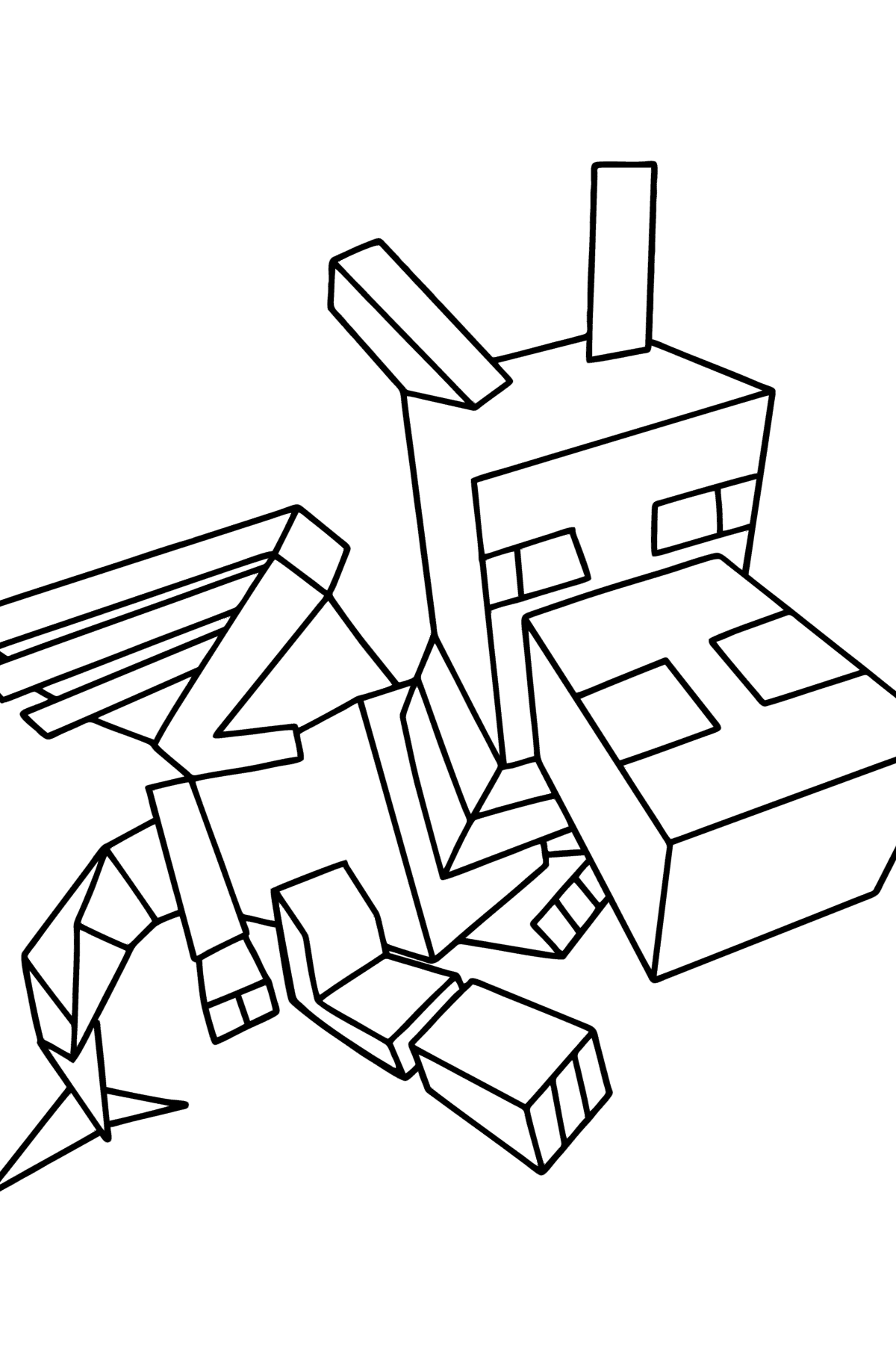 Minecraft coloring pages - Download, Print, and Color Online!