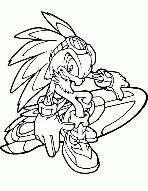 Colouring Sonic 3
