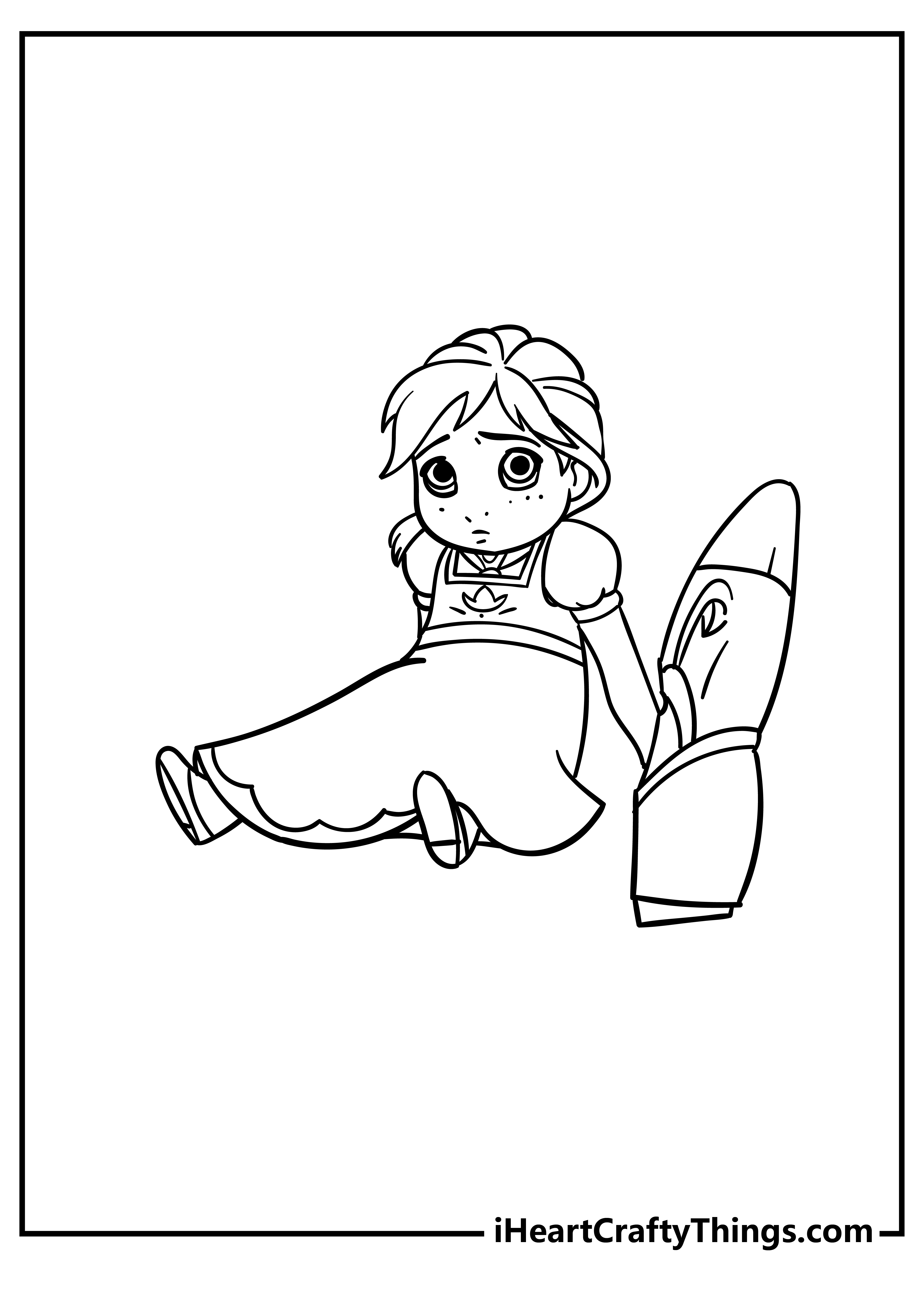 Printable Anna Coloring Pages (Updated 2023)