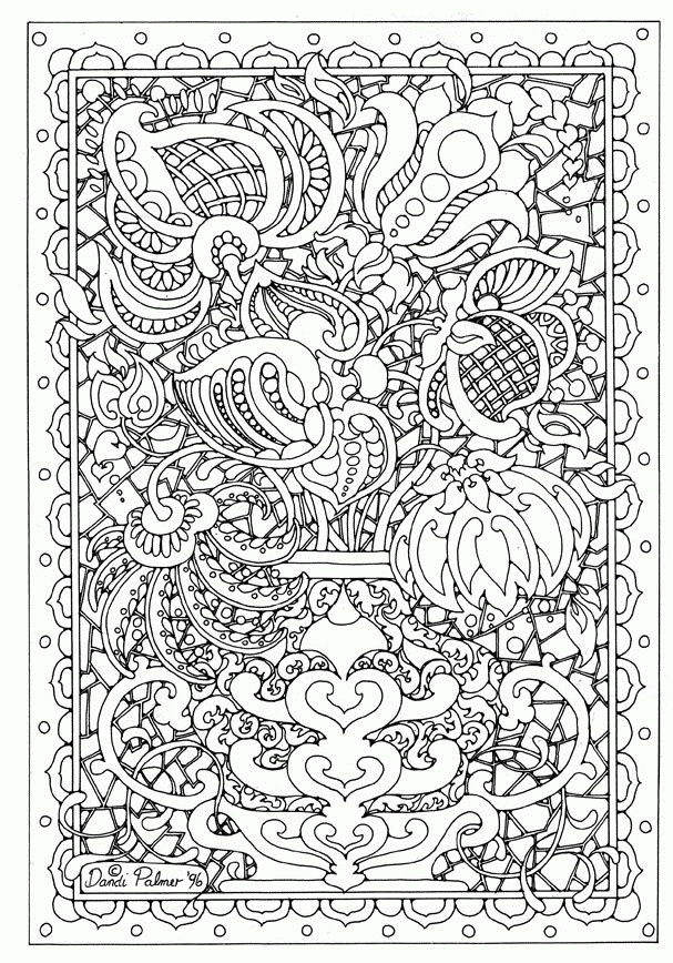 Challenging - Coloring Pages for Kids and for Adults