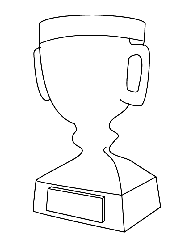 Printable Trophy Coloring Pages - Get Coloring Pages
