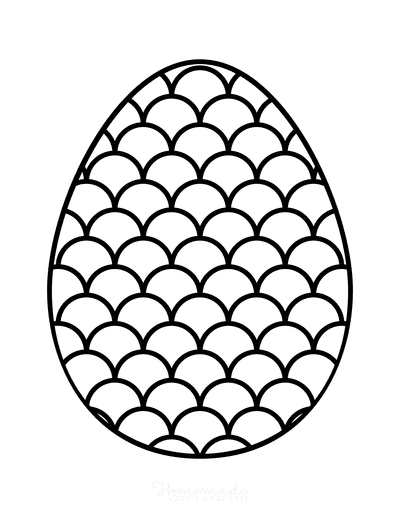 Easter Egg Coloring Pages & Free Printable Templates