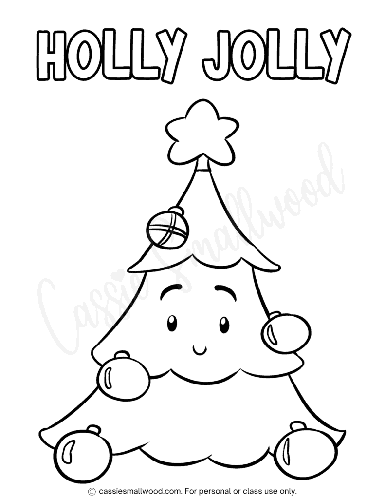 THE BEST Christmas Tree Coloring Pages ...