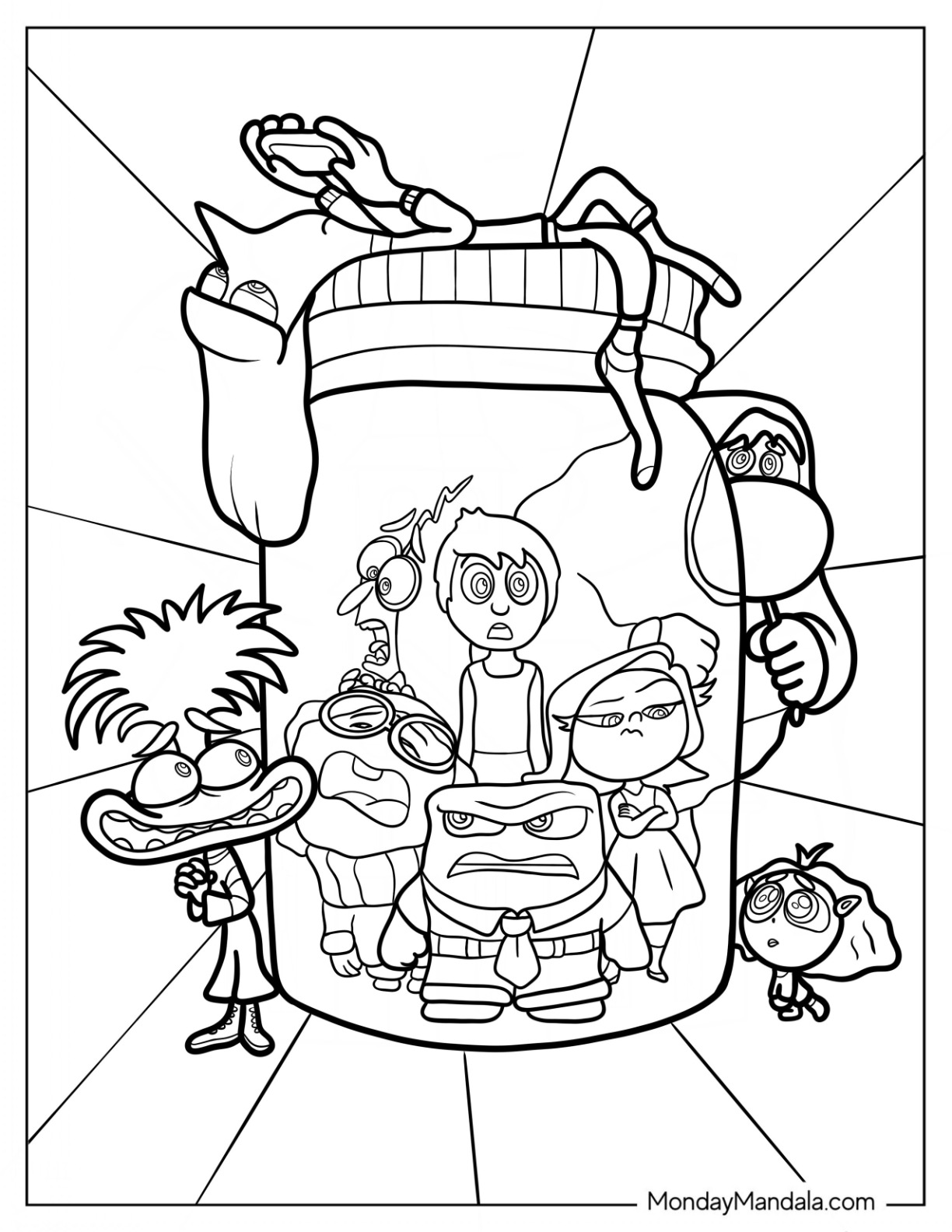 28 Inside Out Coloring Pages (Free PDF ...