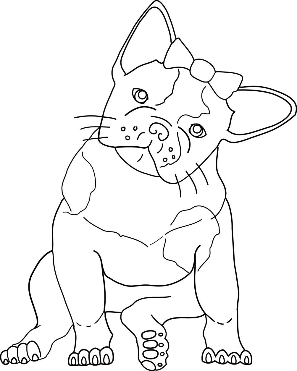 French Bulldog Coloring Pages - Best ...